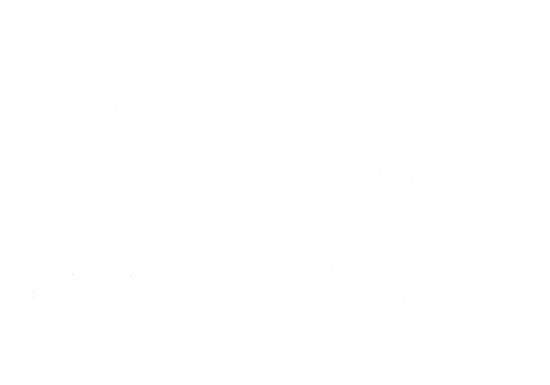 Logo CasaZul Cancun White